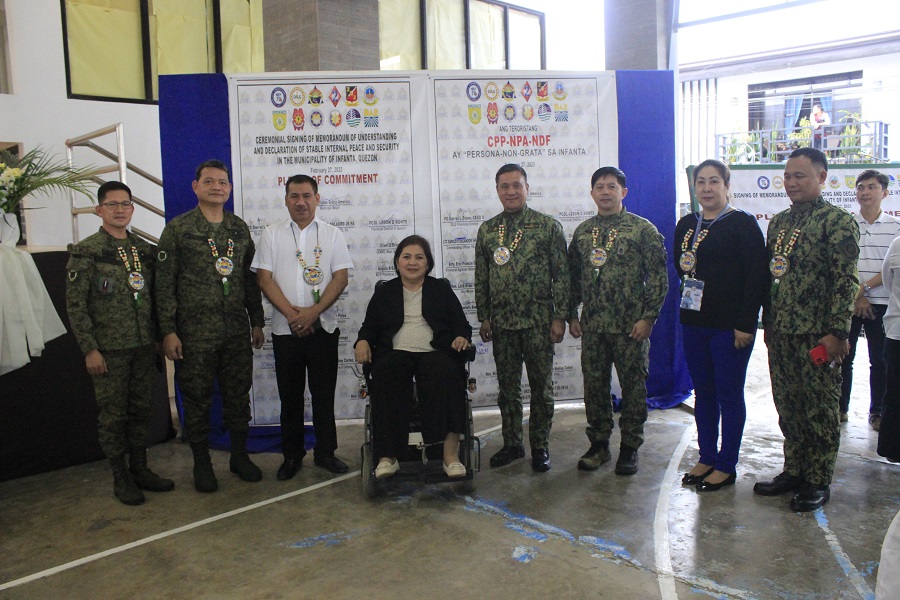 Quezon government declares General Nakar, Infanta insurgency-free